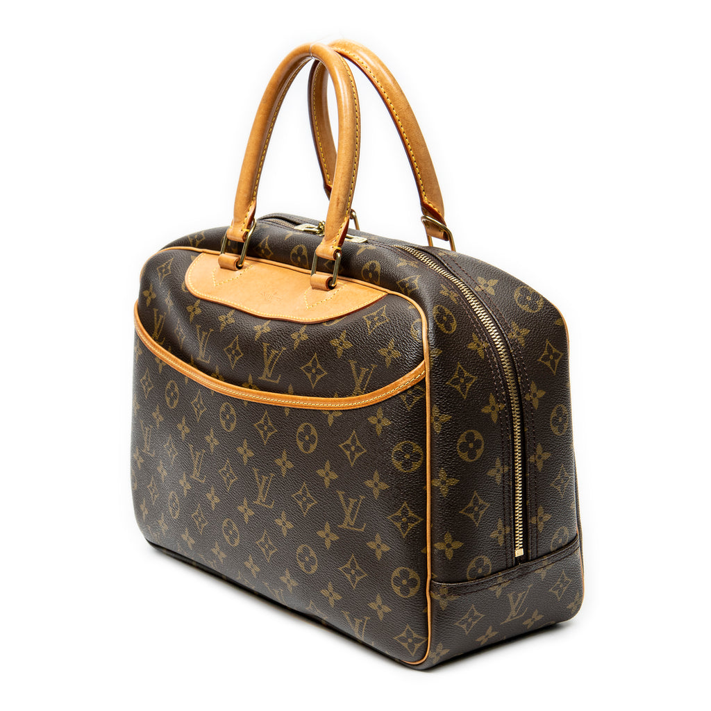 Handbag Deauville Brown Monogram Canvas