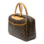 Handbag Deauville Brown Monogram Canvas