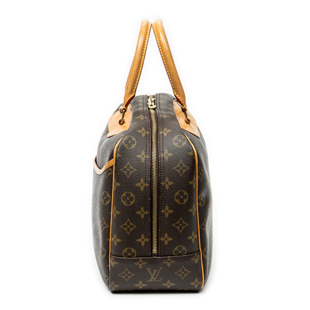 Handbag Deauville Brown Monogram Canvas