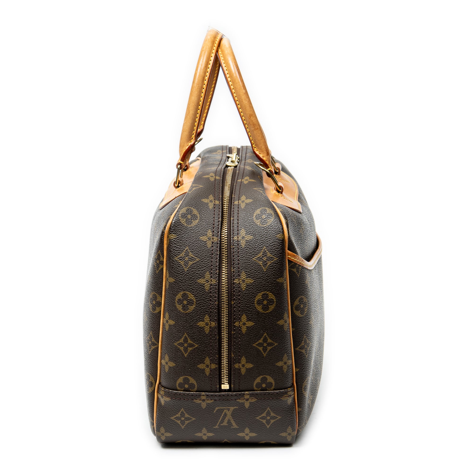 Handbag Deauville Brown Monogram Canvas
