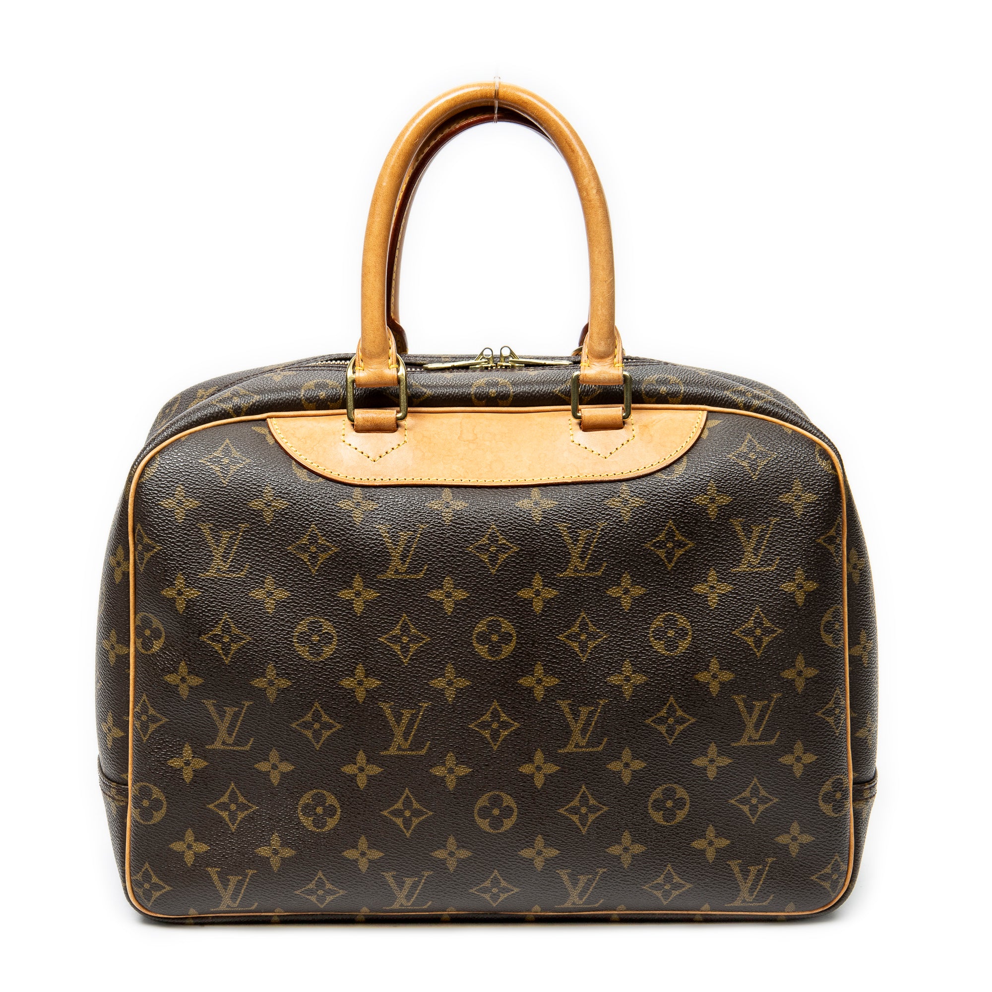 Handbag Deauville Brown Monogram Canvas