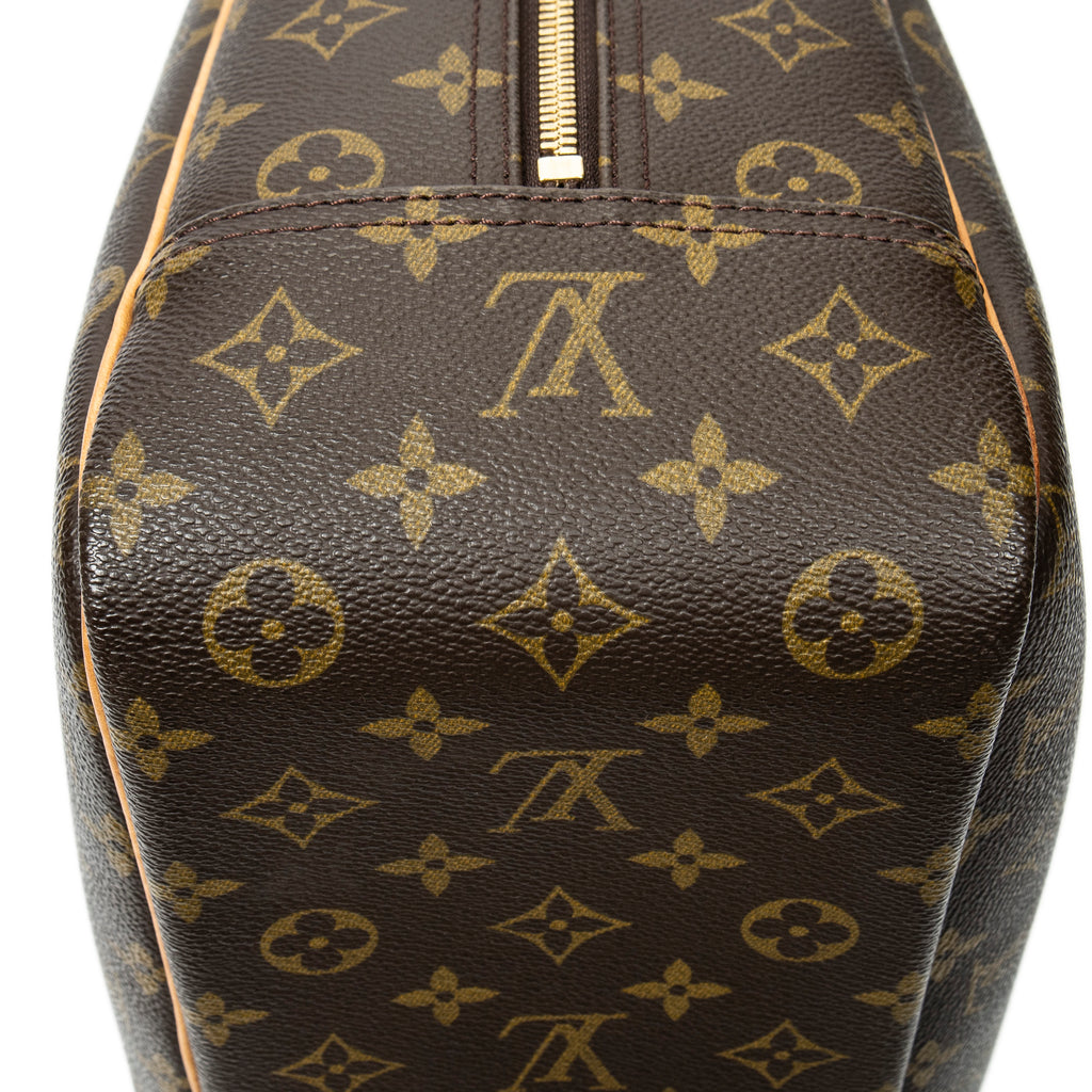 Handbag Deauville Brown Monogram Canvas
