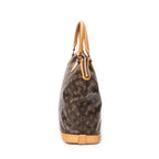 Handbag Lockit Vertical GM Brown Monogram Canvas
