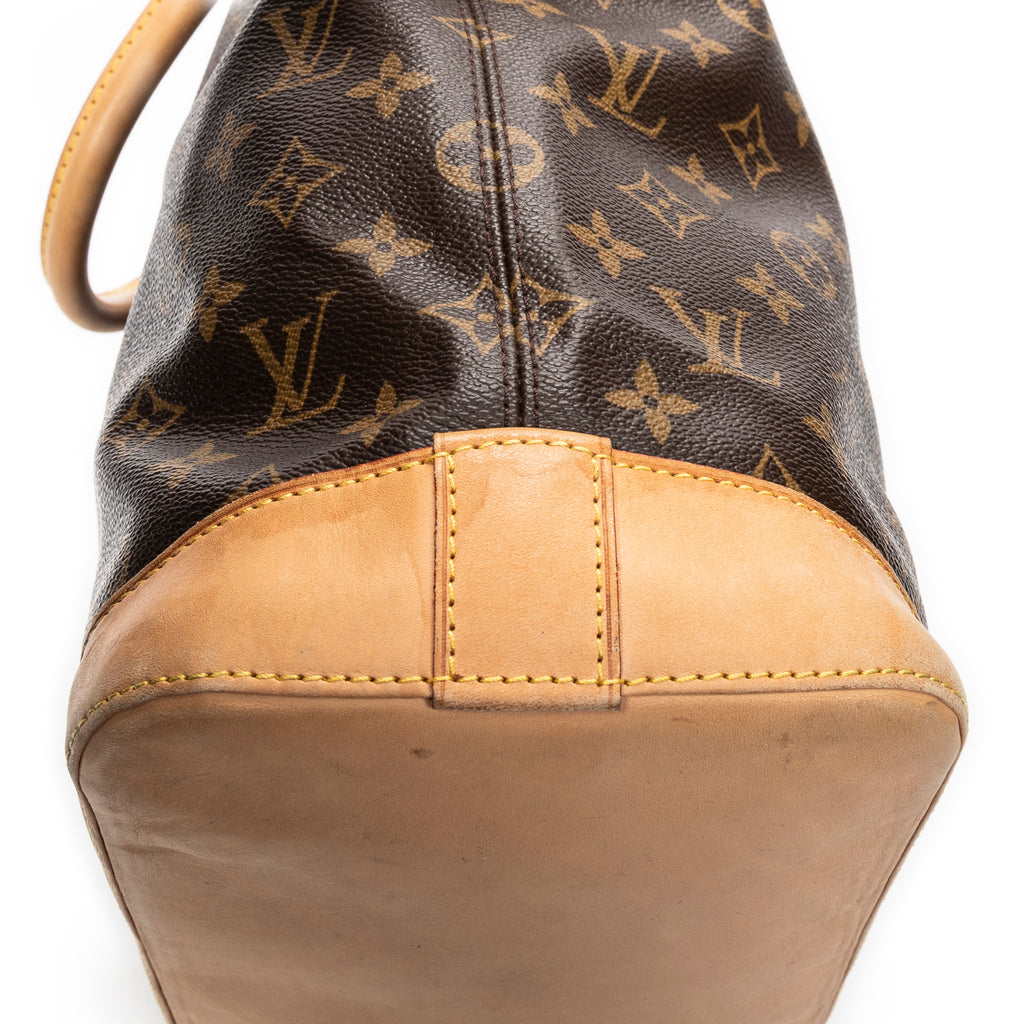 Handbag Lockit Vertical GM Brown Monogram Canvas