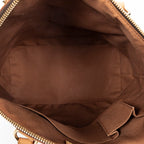 Handbag Lockit Vertical GM Brown Monogram Canvas