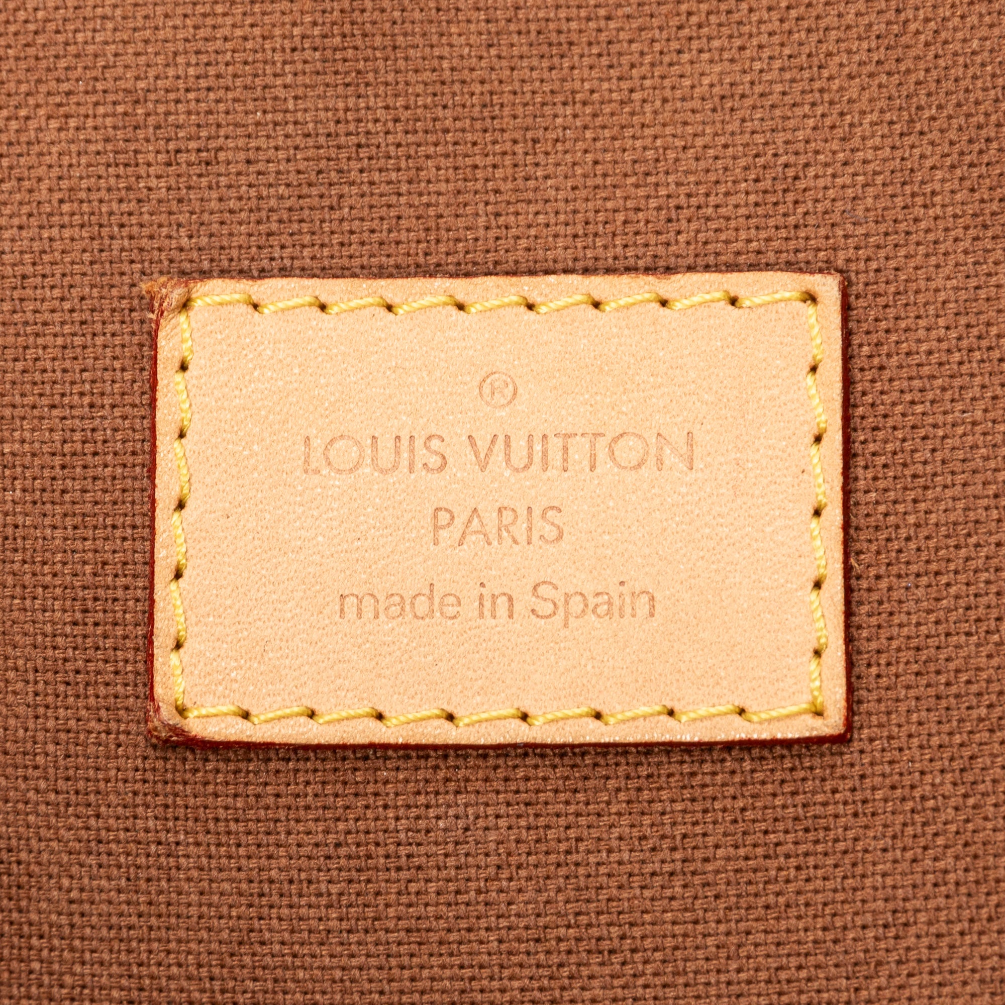 Handbag Lockit Vertical GM Brown Monogram Canvas