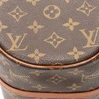 Handbag Papillon 30 Brown Monogram Canvas