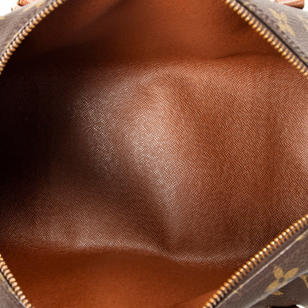 Handbag Papillon 30 Brown Monogram Canvas