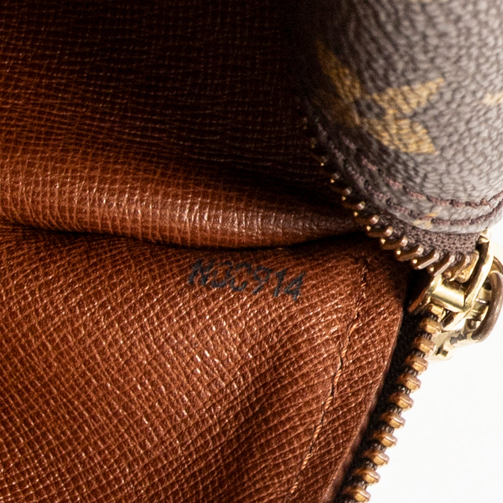 Handbag Papillon 30 Brown Monogram Canvas