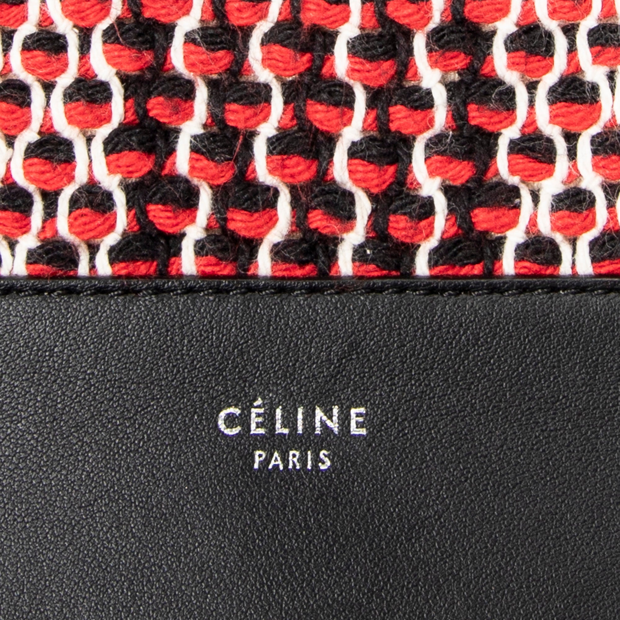 Shoulder Bag Frame Evening Clutch Black Tweed Canvas