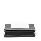 Shoulder Bag Frame Evening Clutch Black Calfskin Leather