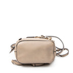 Backpack Mini Faye Backpack Taupe Calfskin Leather
