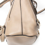 Backpack Mini Faye Backpack Taupe Calfskin Leather