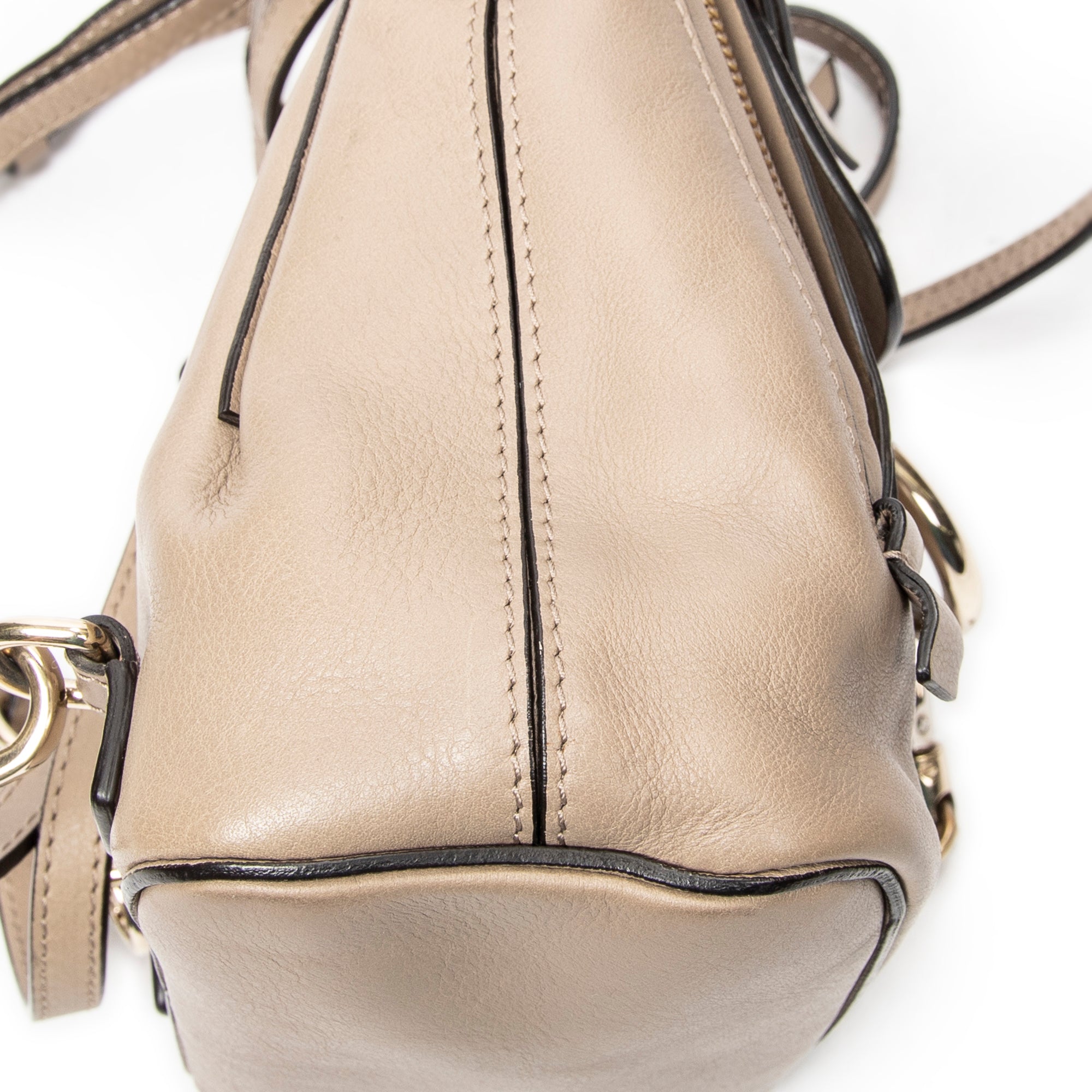 Backpack Mini Faye Backpack Taupe Calfskin Leather