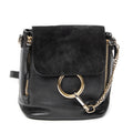 Backpack Small Faye Backpack Black Calfskin Leather