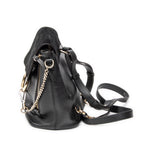 Backpack Small Faye Backpack Black Calfskin Leather