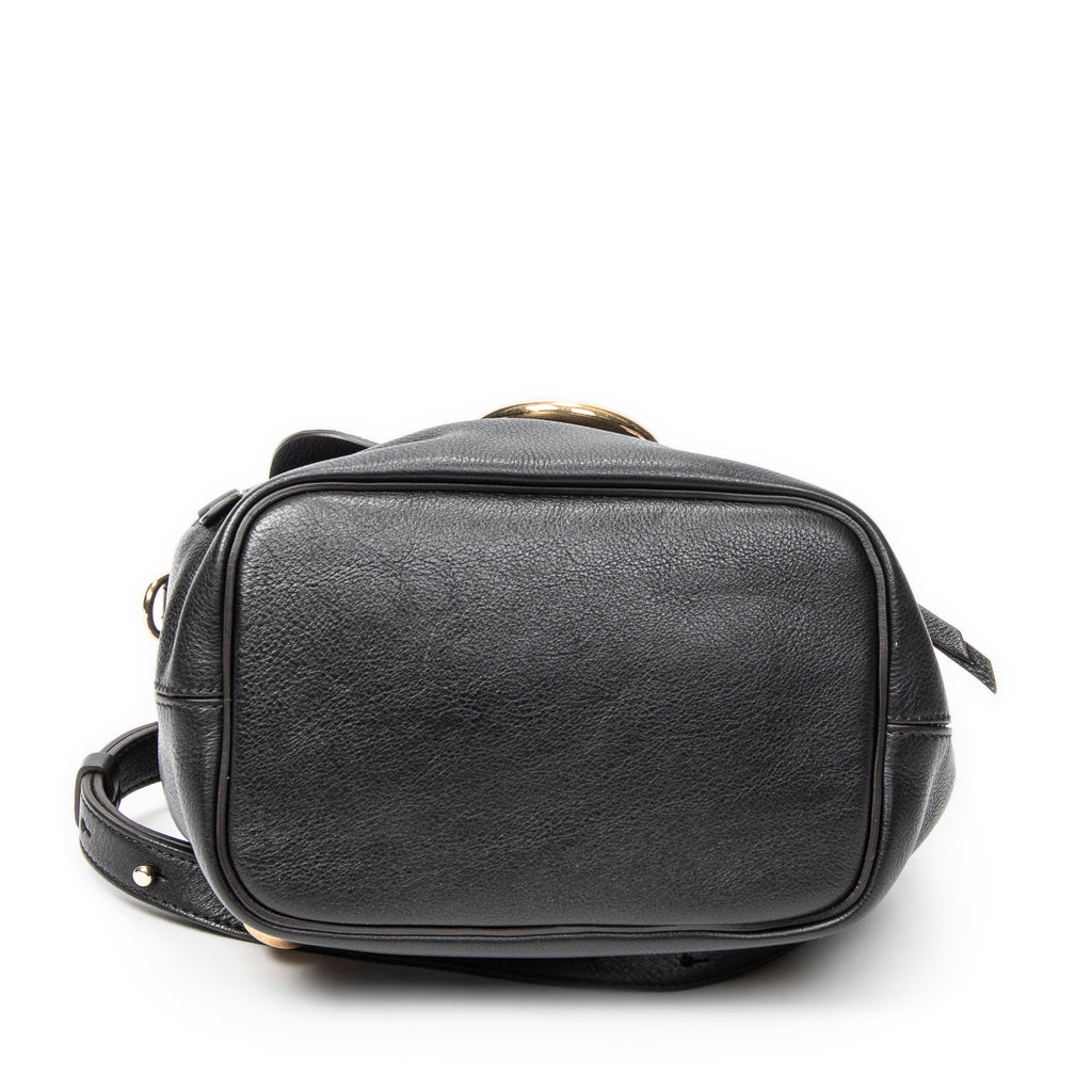 Backpack Small Faye Backpack Black Calfskin Leather