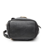 Backpack Small Faye Backpack Black Calfskin Leather