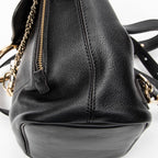 Backpack Small Faye Backpack Black Calfskin Leather