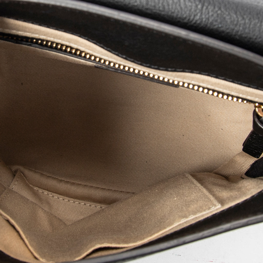 Backpack Small Faye Backpack Black Calfskin Leather
