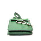 Shoulder Bag Small Faye Bracelet Bag Green Calfskin Leather