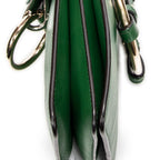 Shoulder Bag Small Faye Bracelet Bag Green Calfskin Leather