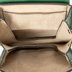 Shoulder Bag Small Faye Bracelet Bag Green Calfskin Leather