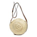 Shoulder Bag Small Marcie Basket Crossbody Beige Raffia Canvas