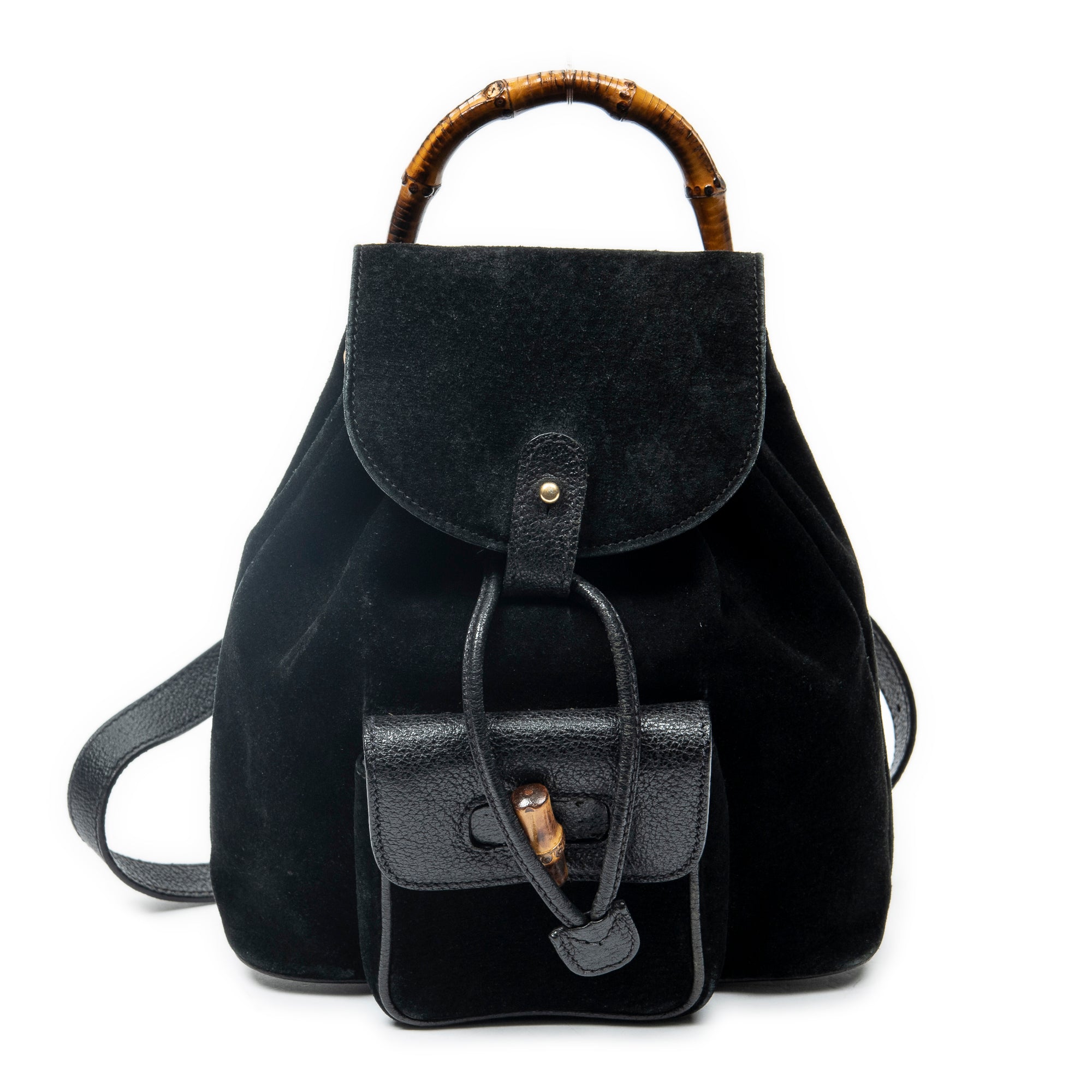 Gucci - Mini Sac à Dos Bambou - Noir
