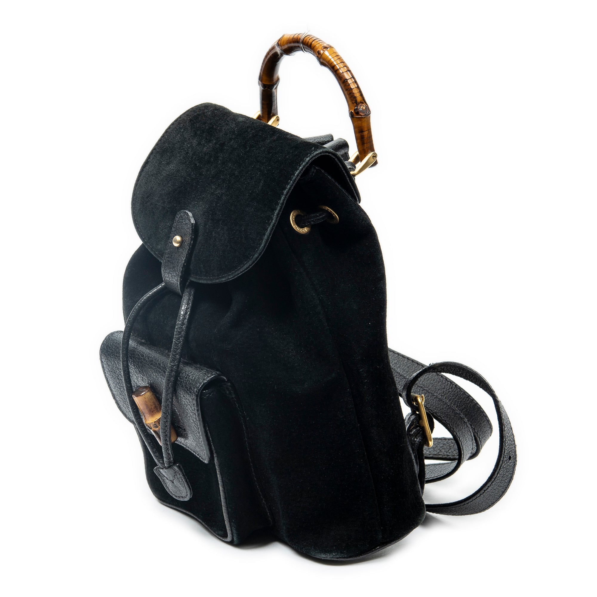 Gucci - Mini Sac à Dos Bambou - Noir