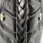 Shoulder Bag Medium Britt Tassel Flap Metallic Silver Guccissima Leather