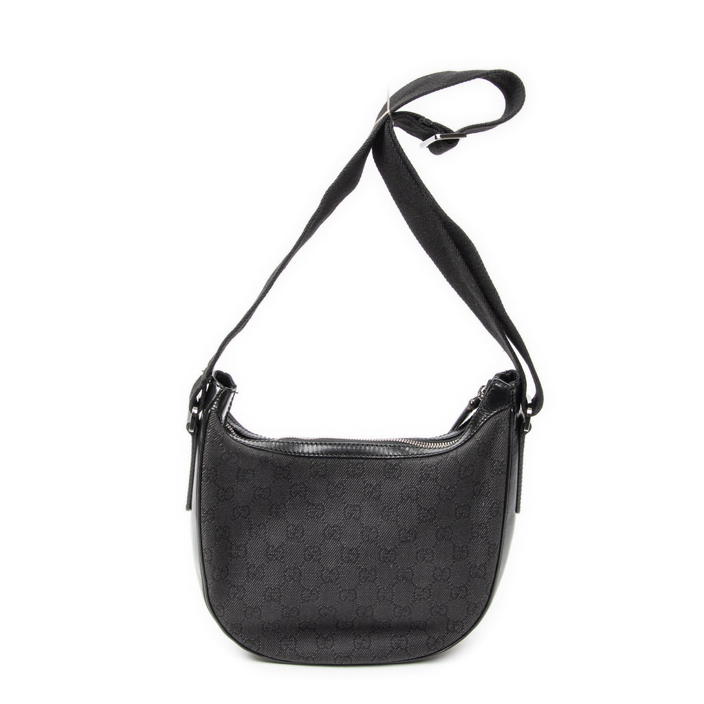 Gucci - Sac bandoulière zippé Hobo - Noir