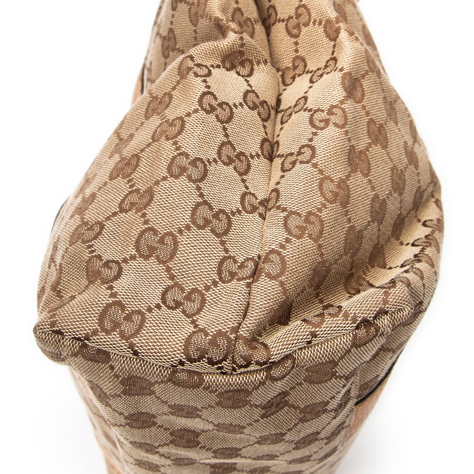Shoulder Bag Medium Bamboo Bar Tote Tan Monogrammed Canvas