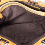 Shoulder Bag Medium Bamboo Bar Tote Tan Monogrammed Canvas