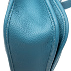 Shoulder Bag Evelyne III GM Blue Jean Clemence Leather