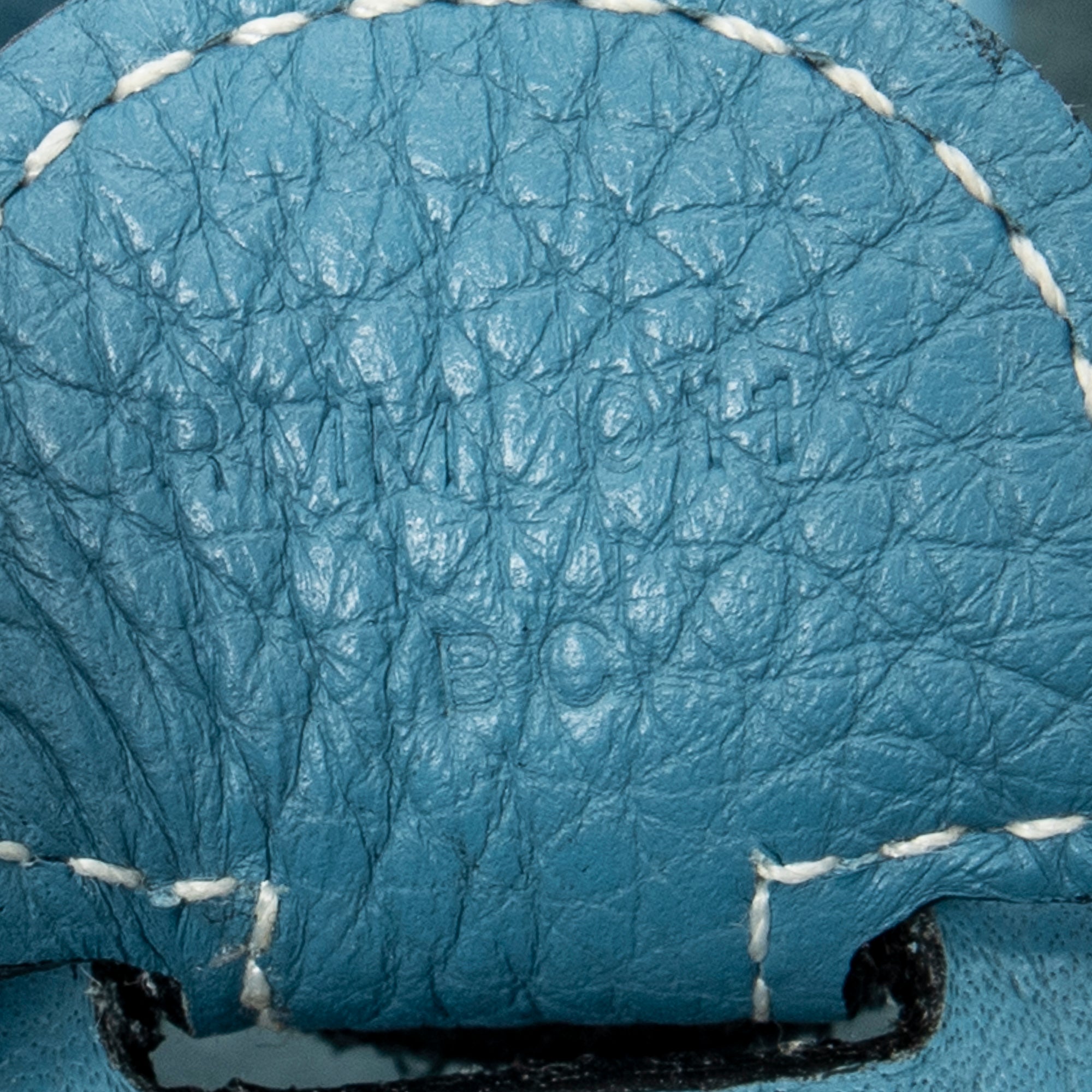 Shoulder Bag Evelyne III GM Blue Jean Clemence Leather