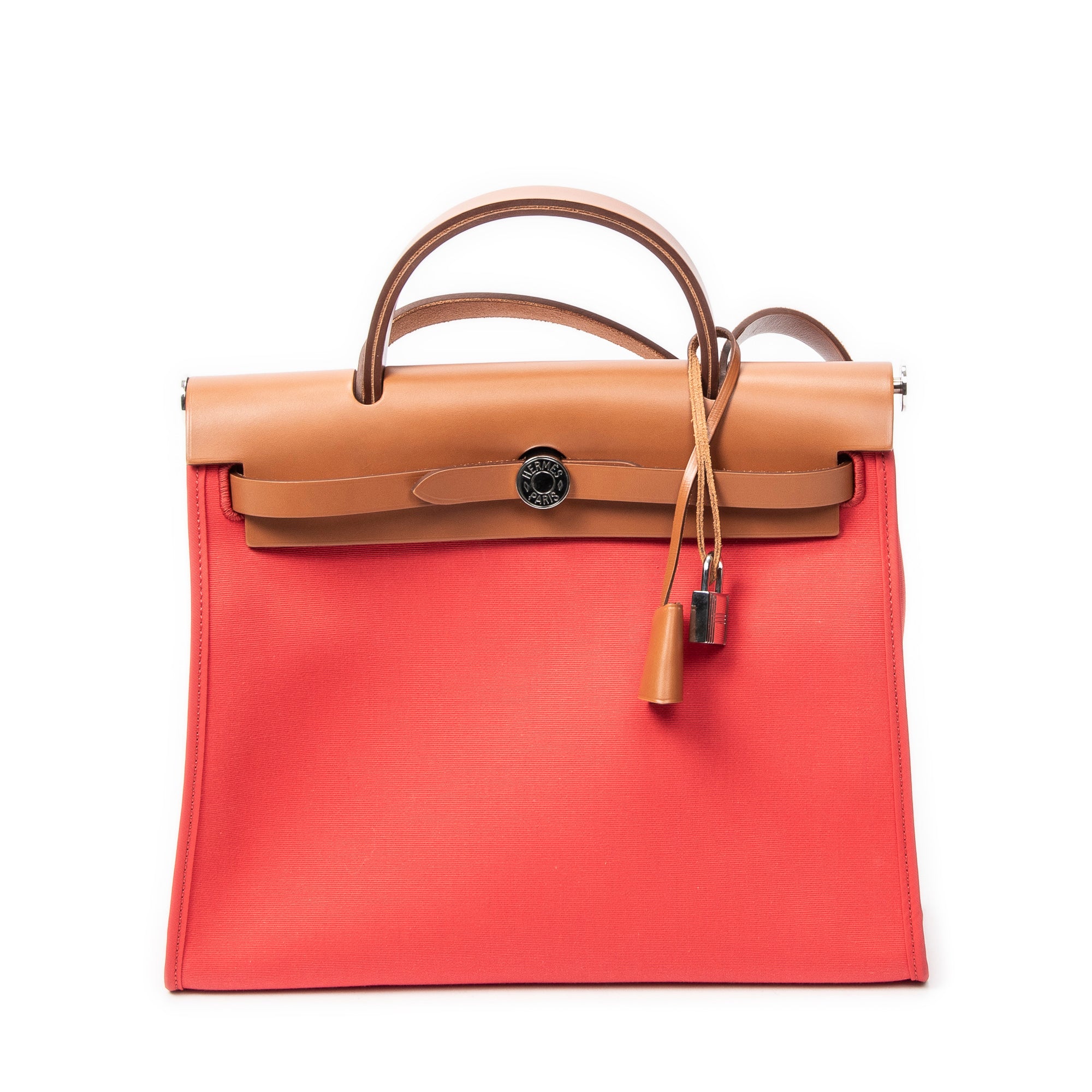 Shoulder Bag Herbag Zip PM Rouge Tomate Toile Officier Canvas