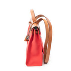 Shoulder Bag Herbag Zip PM Rouge Tomate Toile Officier Canvas