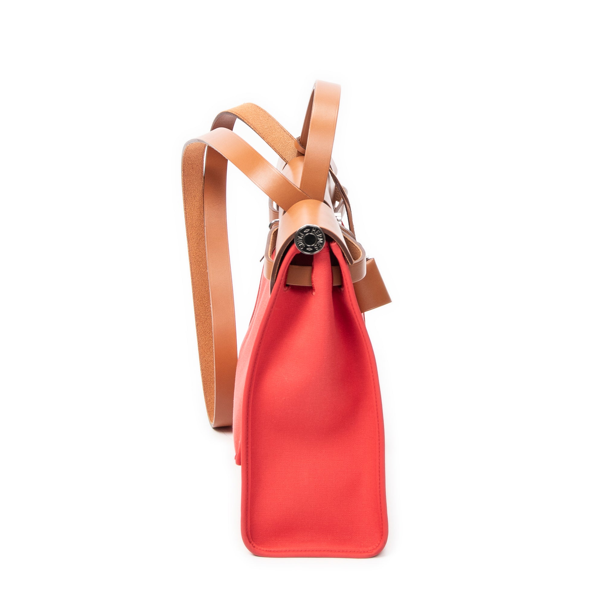 Shoulder Bag Herbag Zip PM Rouge Tomate Toile Officier Canvas