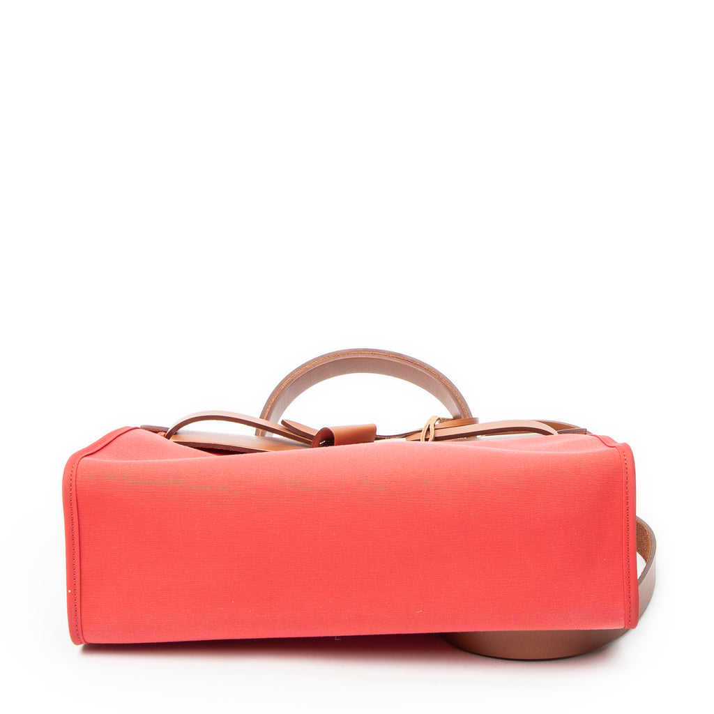 Shoulder Bag Herbag Zip PM Rouge Tomate Toile Officier Canvas