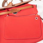 Shoulder Bag Herbag Zip PM Rouge Tomate Toile Officier Canvas