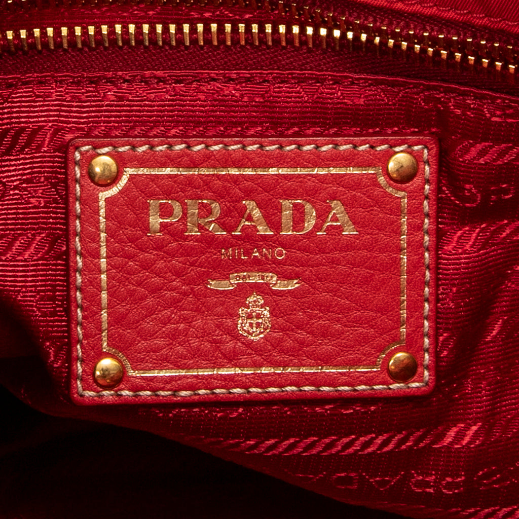Bandolera tipo hobo de lona de nylon roja