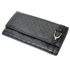 Gucci - Portefeuille Continental à Rabat - Noir