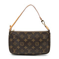 Pouch Pochette Accessoires Brown Monogram Canvas