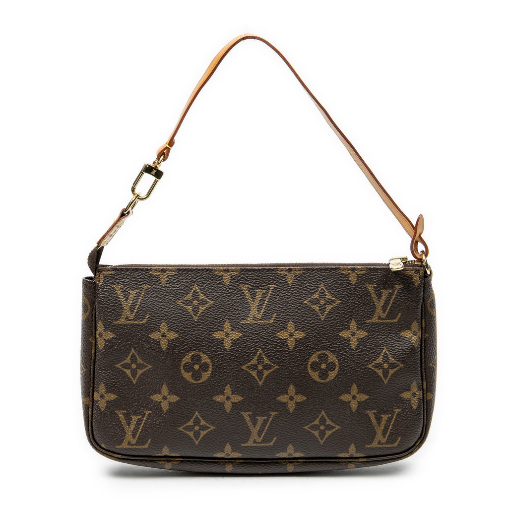 Pouch Pochette Accessoires Brown Monogram Canvas