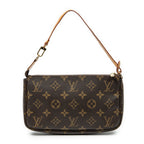 Pouch Pochette Accessoires Brown Monogram Canvas