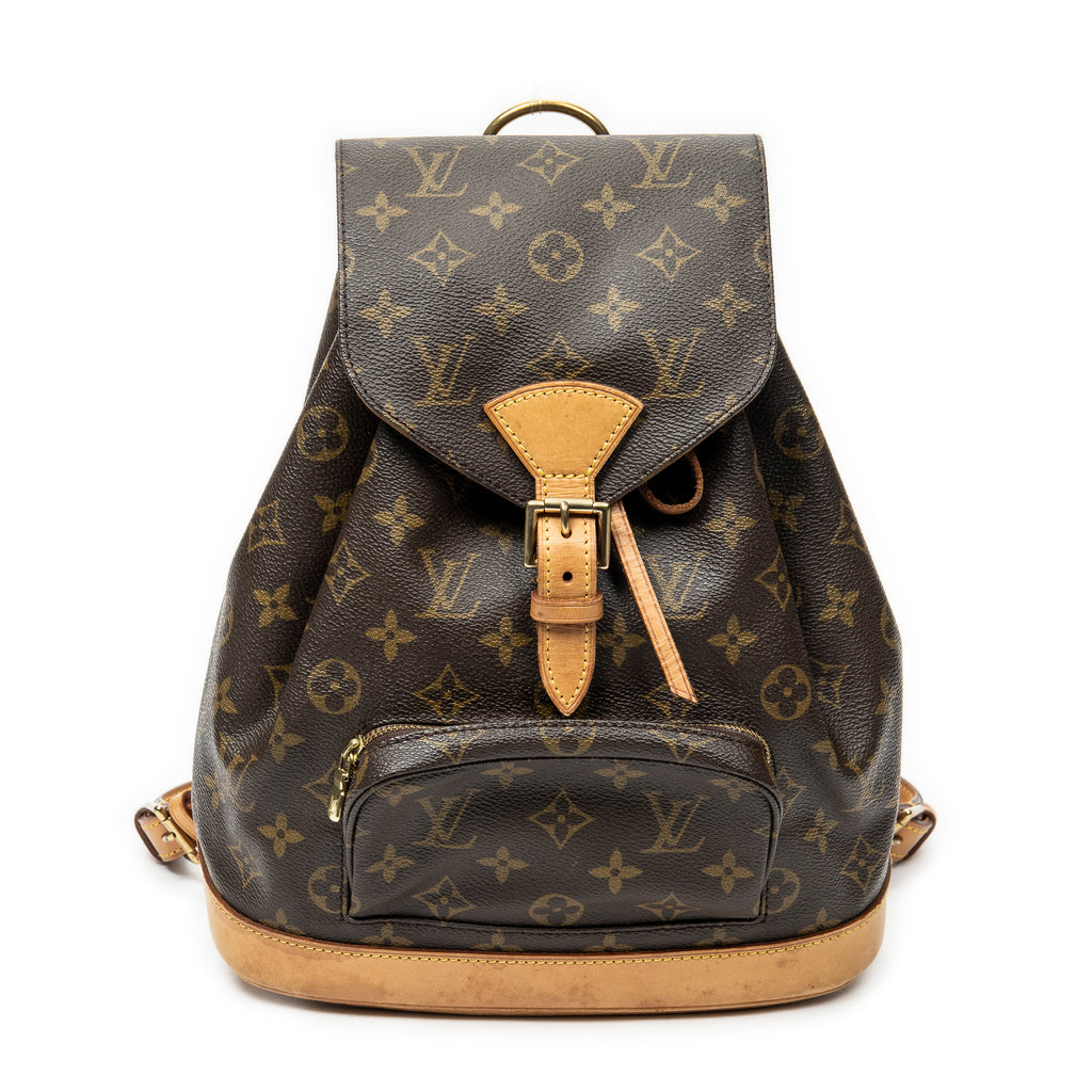 Backpack Montsouris MM Brown Monogram Canvas