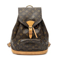 Backpack Montsouris MM Brown Monogram Canvas