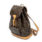 Backpack Montsouris MM Brown Monogram Canvas