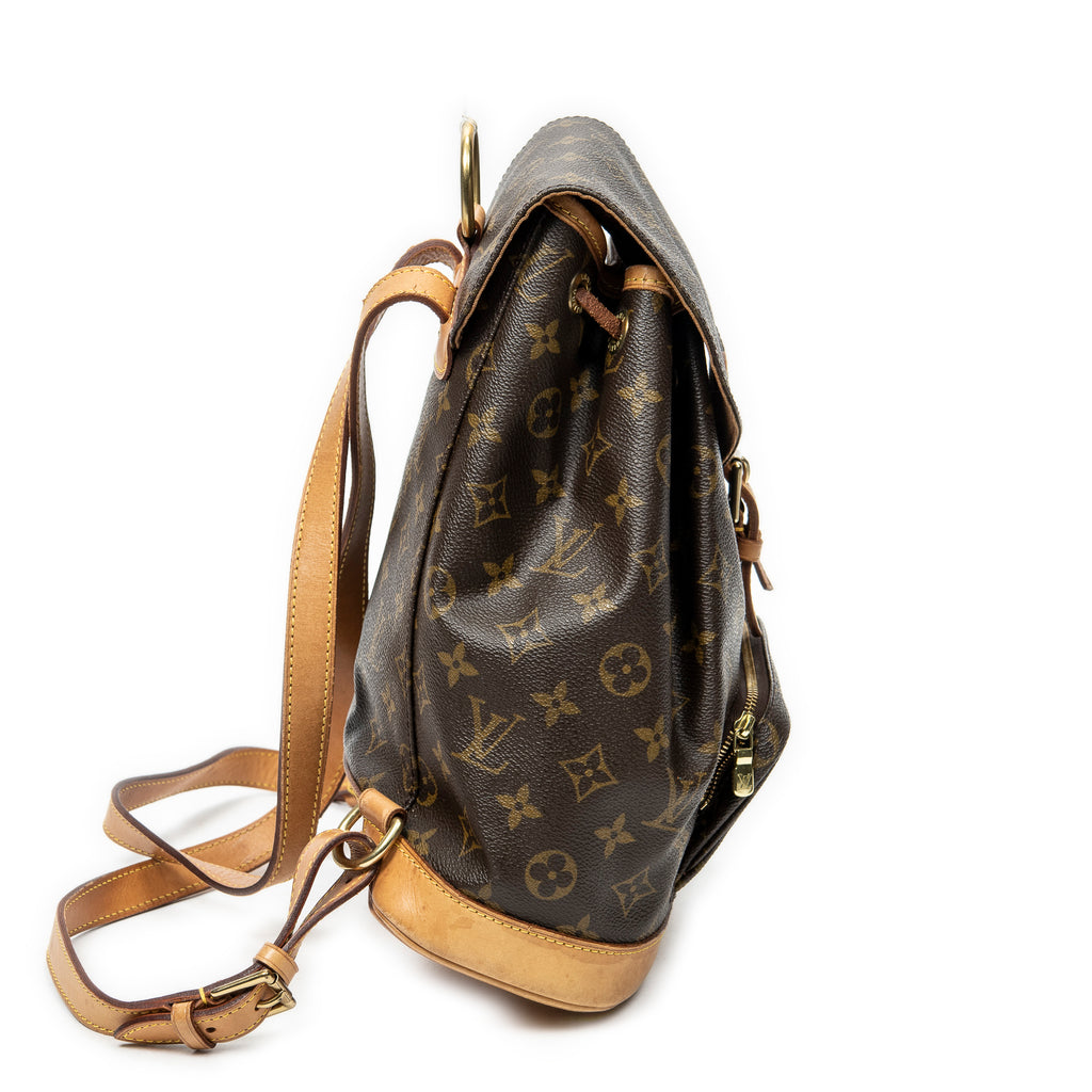 Backpack Montsouris MM Brown Monogram Canvas